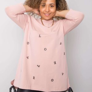 Alicia Dirty Pink Cotton Blouse