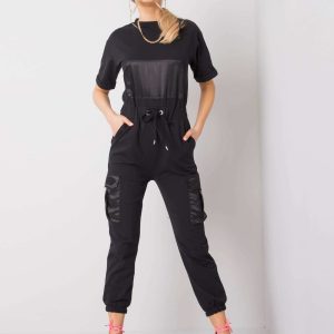 Black jumpsuit Agustina RUE PARIS