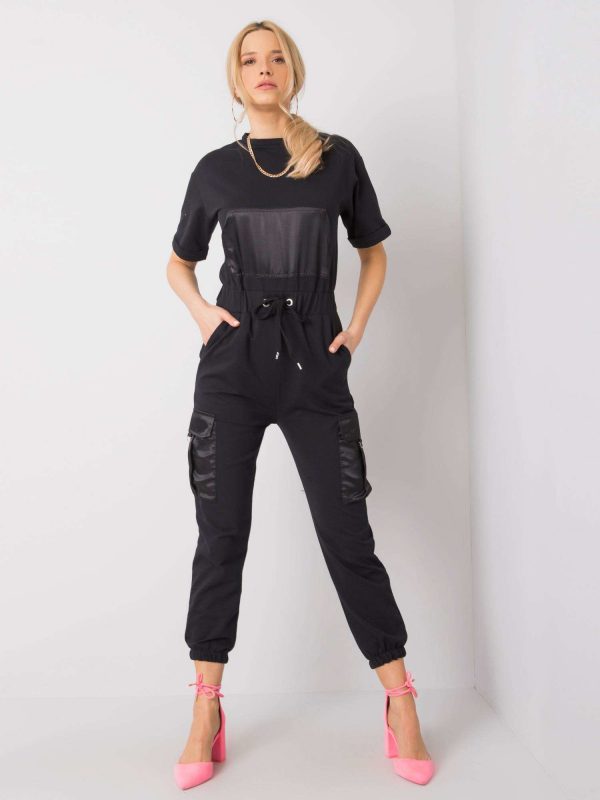 Black jumpsuit Agustina RUE PARIS