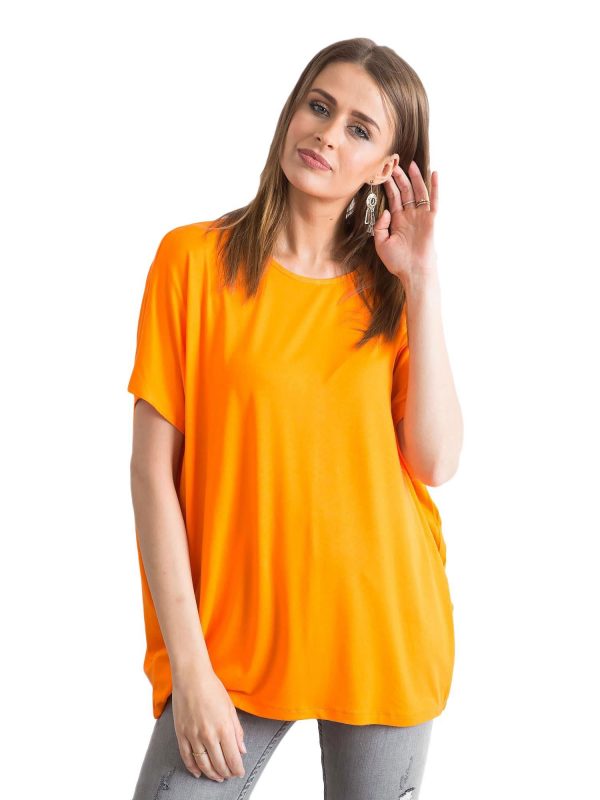 Orange Oversize Blouse