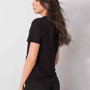 Black T-shirt with Aquino