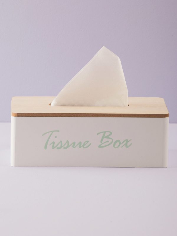 White Tissue Container