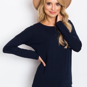 Navy blue blouse Carla