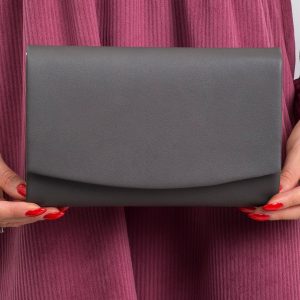 Dark Grey Matte Clutch