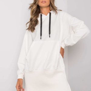 Lorelei White Hooded Dress