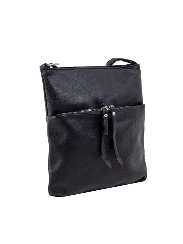 Black Eco Leather Ladies Handbag