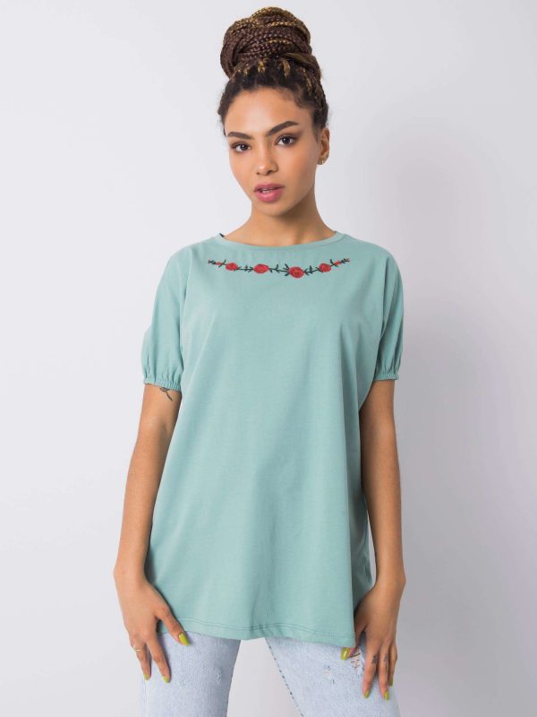 Pilar Pistachio Blouse