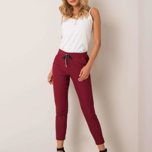 Burgundy pants Reina