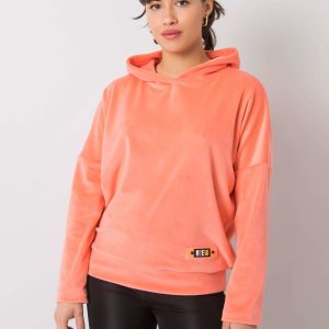 Peach velour sweatshirt Zavia RUE PARIS