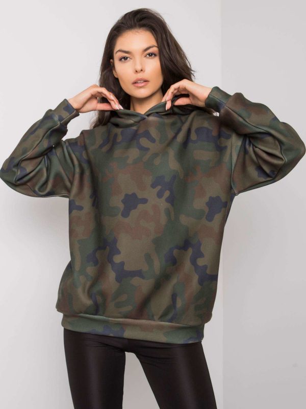 Khaki Women's Hoodie Ilida