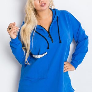 Blue Shire Plus Size Sweatshirt