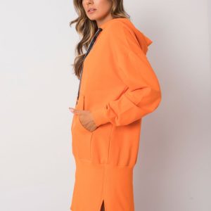 Orange Lorelei Hooded Dress