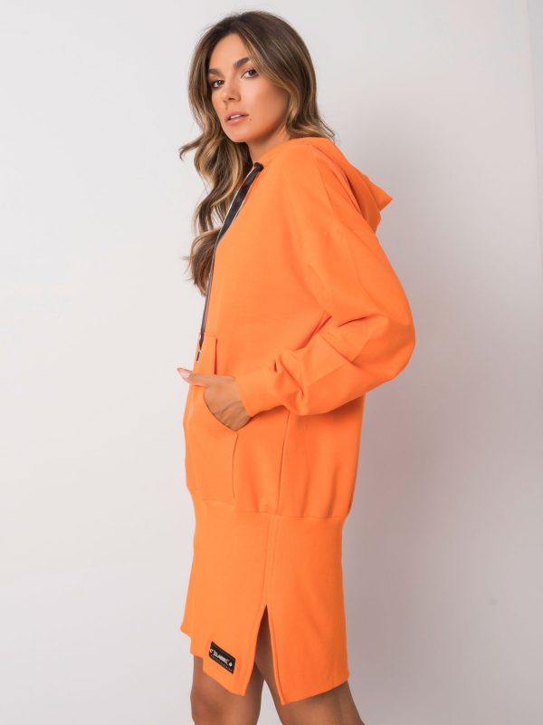 Orange Lorelei Hooded Dress