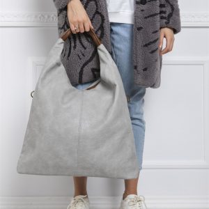 Light Grey Large Ladies Bag