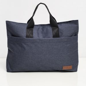 Navy Blue Large Laptop Bag