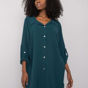 Dark green oversize dress Elaria