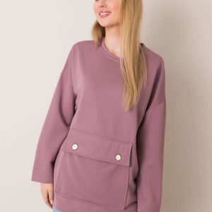 Christa RUE PARIS light purple sweatshirt