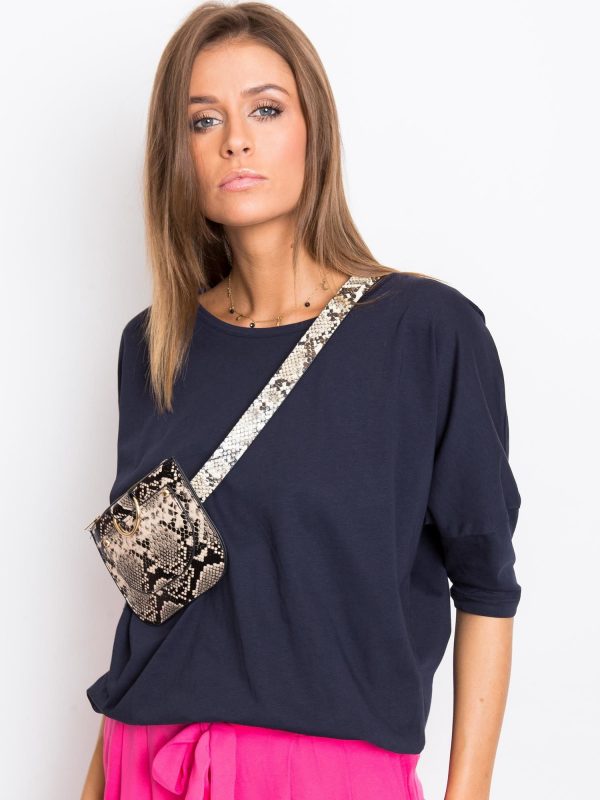 Navy blue Brittany blouse