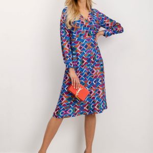 BSL Dress with geometric patterns