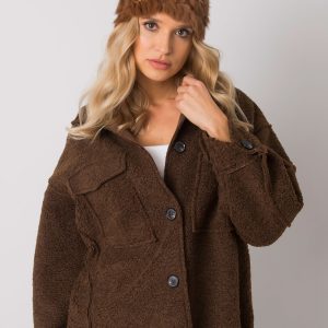 Light brown fur hat