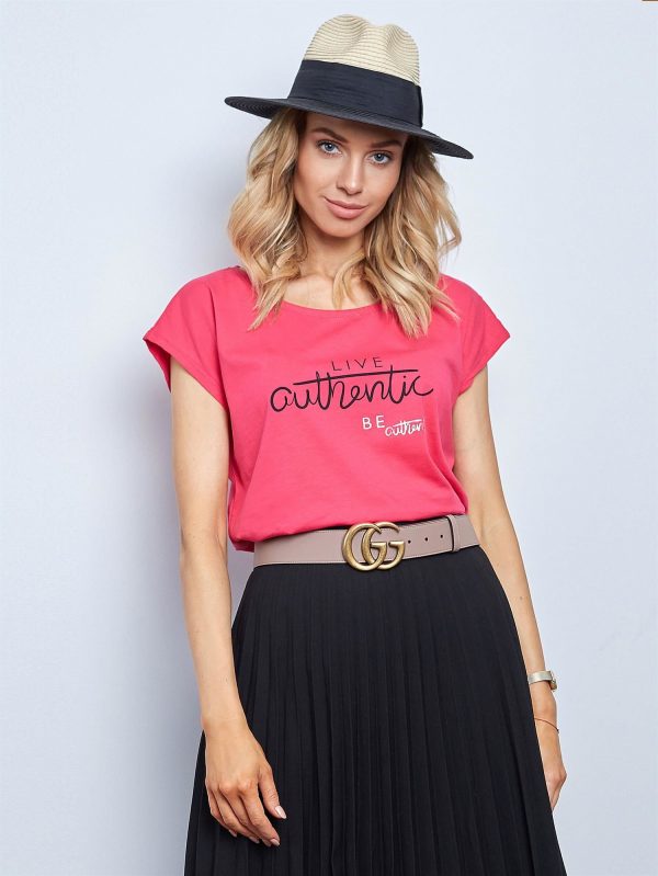 Dark pink t-shirt Authentic