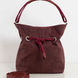 Burgundy boho bag