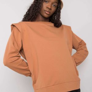 Sabra light brown cotton sweatshirt