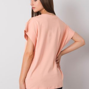 Peach casual blouse Denise