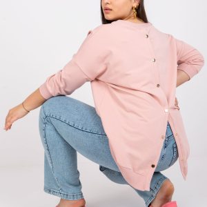 Dirty Pink Plus Size Odile Cotton Blouse