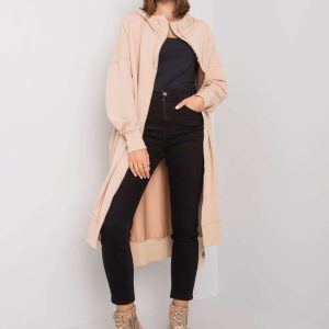 Carlina's beige long hoodie