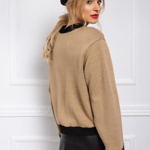 BY O LA LA Beige Farah Sweatshirt