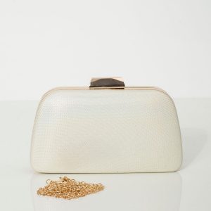 Light gold evening bag