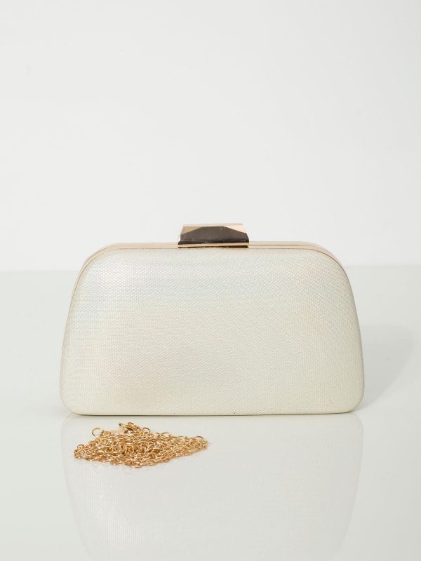 Light gold evening bag