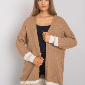 Camel knitted cardigan Lucca OCH BELLA