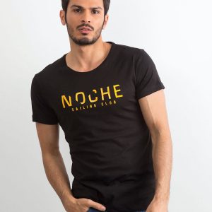 Men's cotton t-shirt black