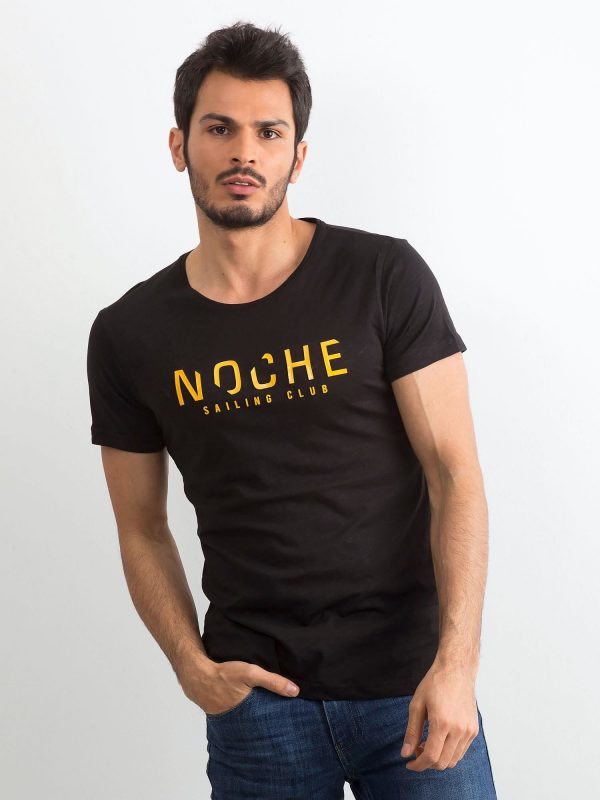 Men's cotton t-shirt black