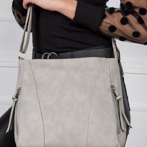 Grey Shoulder Bag