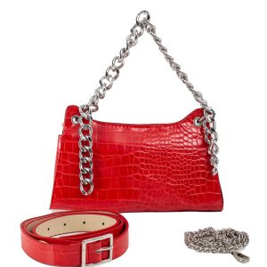 Red Chain Purse