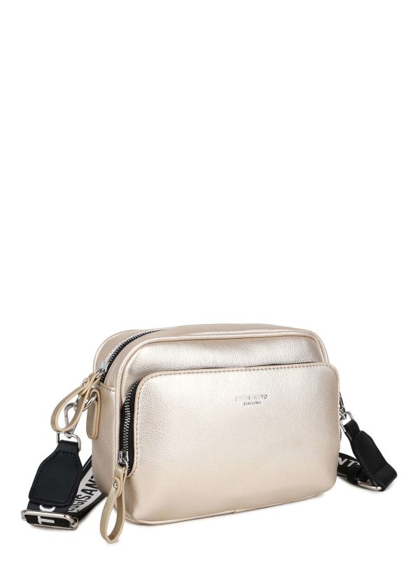 Women's gold bag with pocket LUIGISANTO