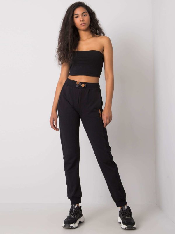 Alivia Black Sweatpants