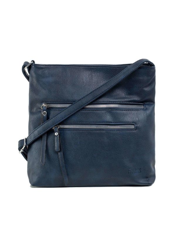 Navy blue bag with pockets