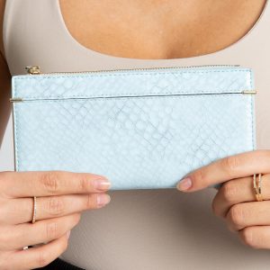 Light Blue Women's Eco Leather Wallet