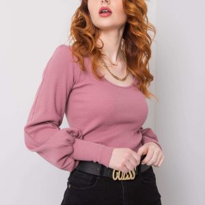 Elsie RUE PARIS Dirty Pink Casual Blouse