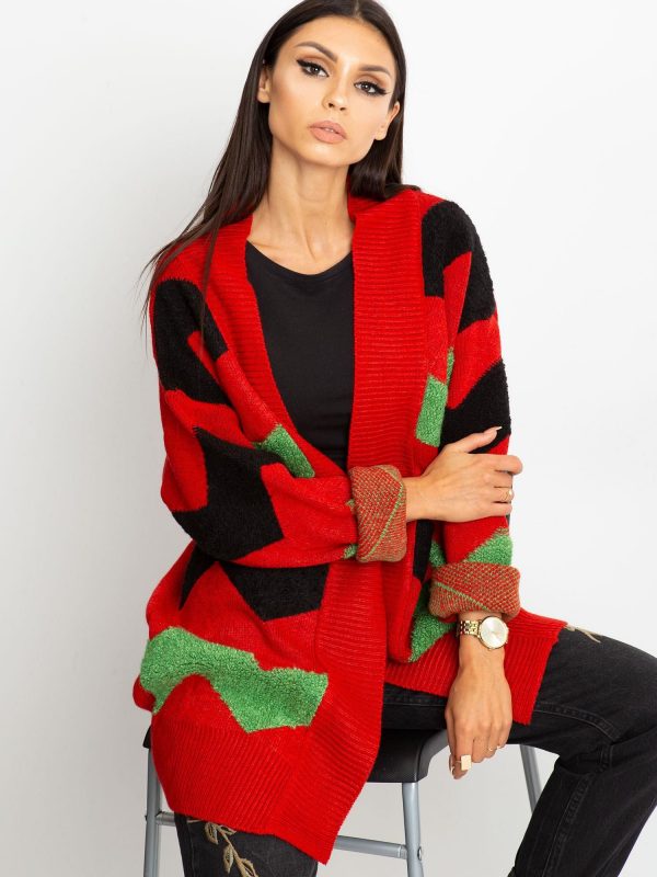 RUE PARIS Red Fabulous sweater