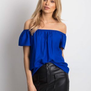 Cobalt Mirage Blouse