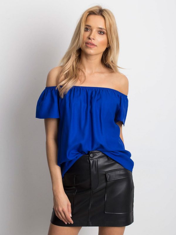 Cobalt Mirage Blouse