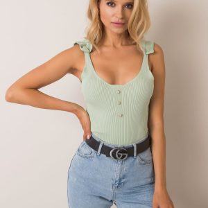 Mint top Handle RUE PARIS