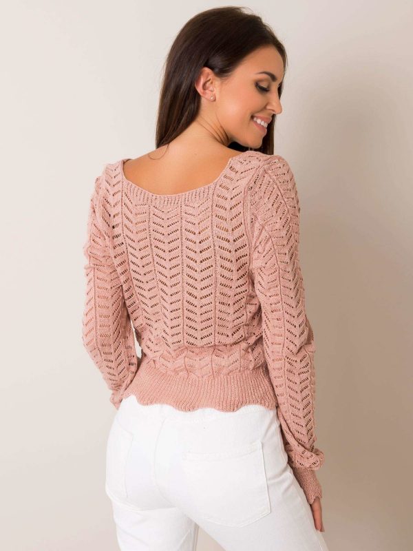 Azzure RUE PARIS powder pink sweater