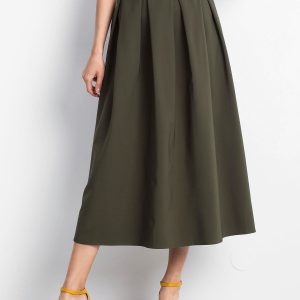 Khaki skirt Quirky