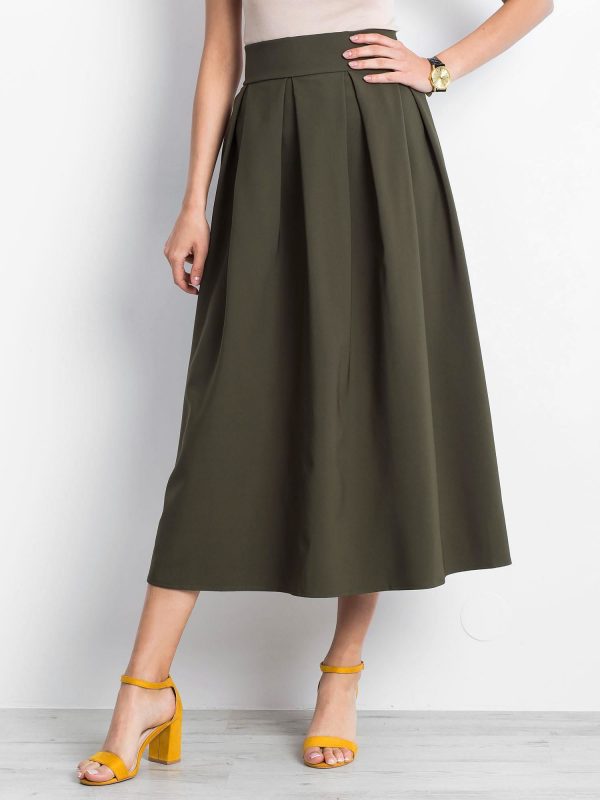 Khaki skirt Quirky